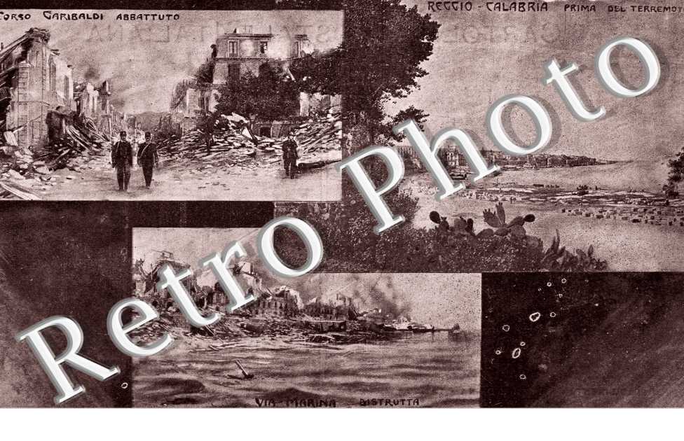 Corso Abbattuto - Prima del Terremoto - Distrutto