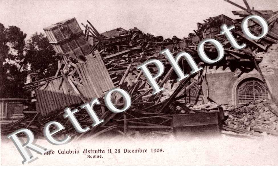 Reggio Calabria distrutta il 28 dicembre 1908