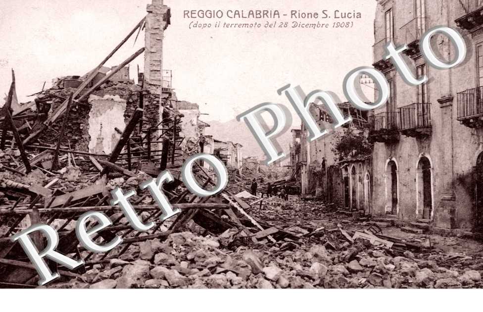 rione San Lucia, dopo il terremoto del 28 dicembre 1908