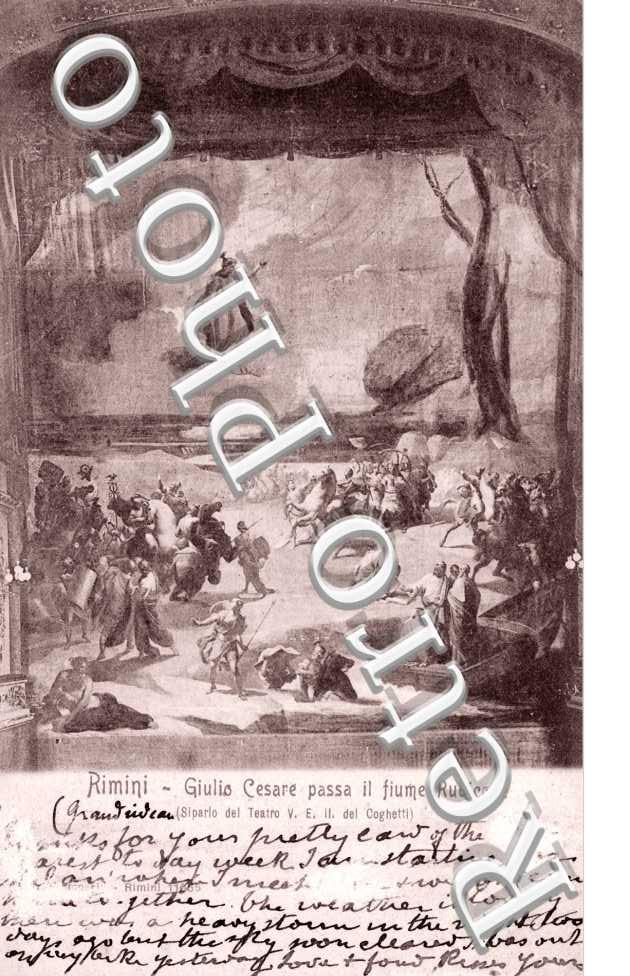 Giulio Cesare passa il fiume Rubicone