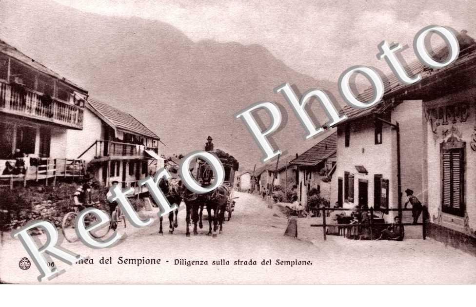 diligenza sulla strada del Sempione