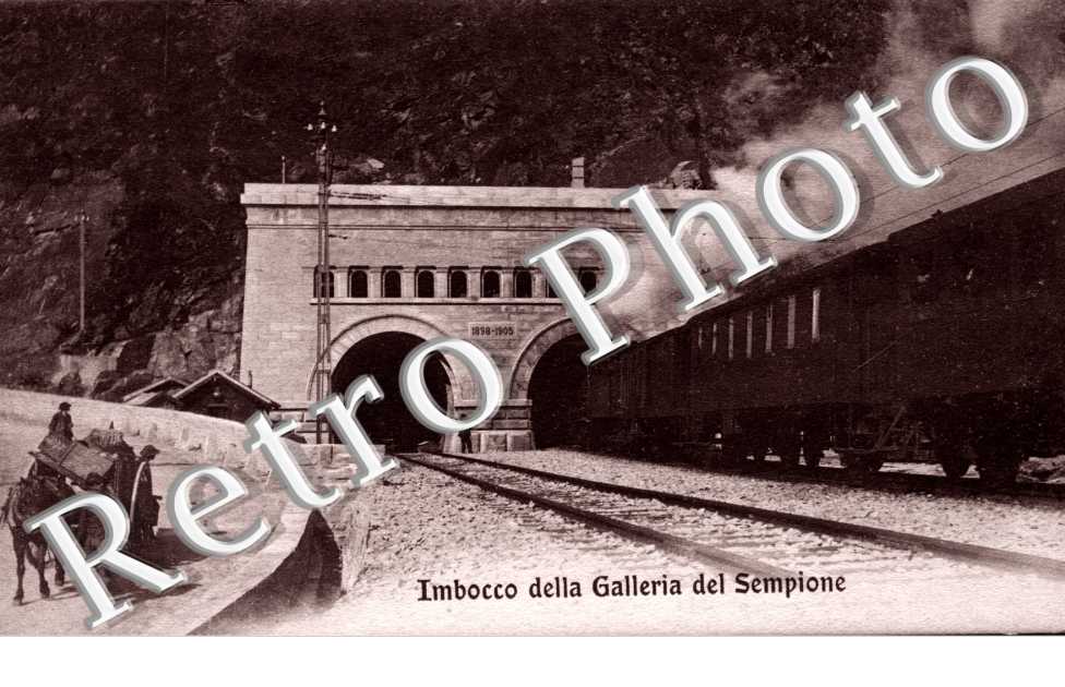 imbocco della galleria del Sempione