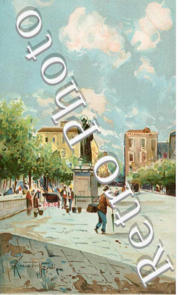 piazza torquato tasso con statua di san antonino