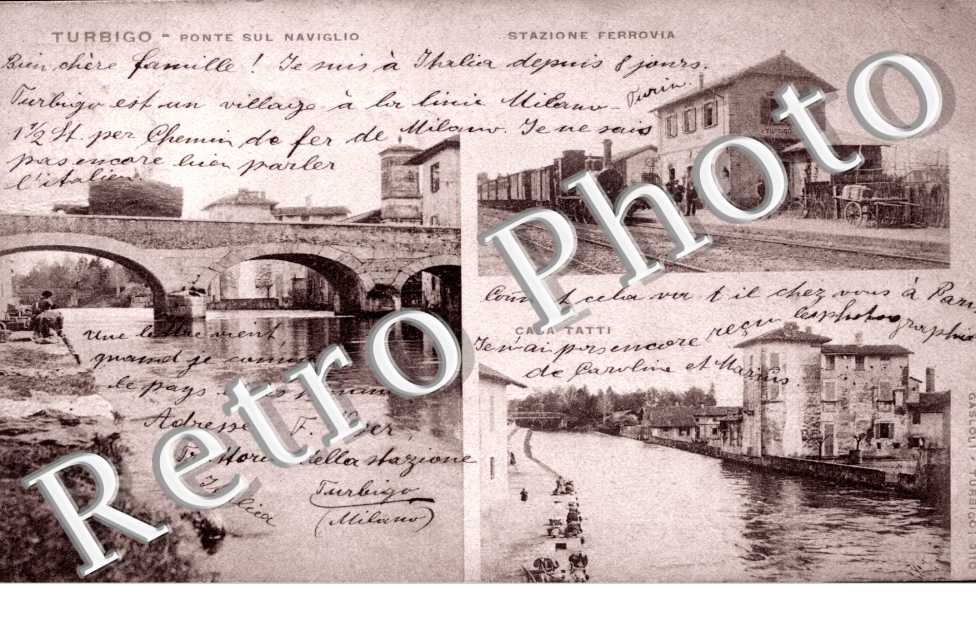 Stazione Ferrovia, Casa Tatti, Ponte sul Naviglio