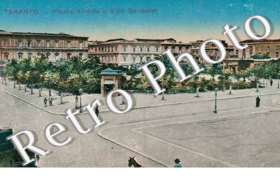 Piazza archita e villa Garibaldi