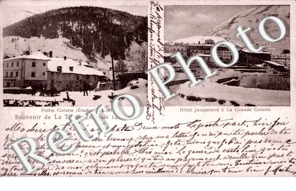 Souvenir de La Thuile, Hotel Jacquemod a la Grande Golette
