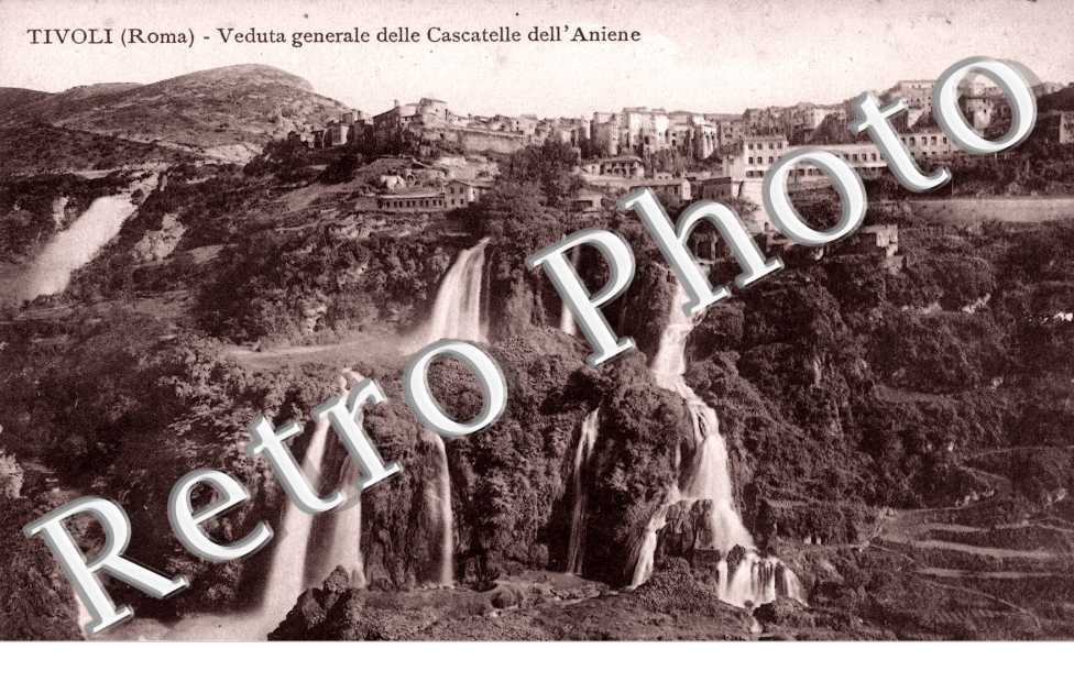 Veduta generale delle Cascadelle dell'Aniene