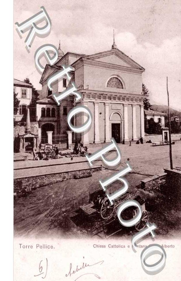 Chiesa Cattolica e Fontana Carlo Alberto