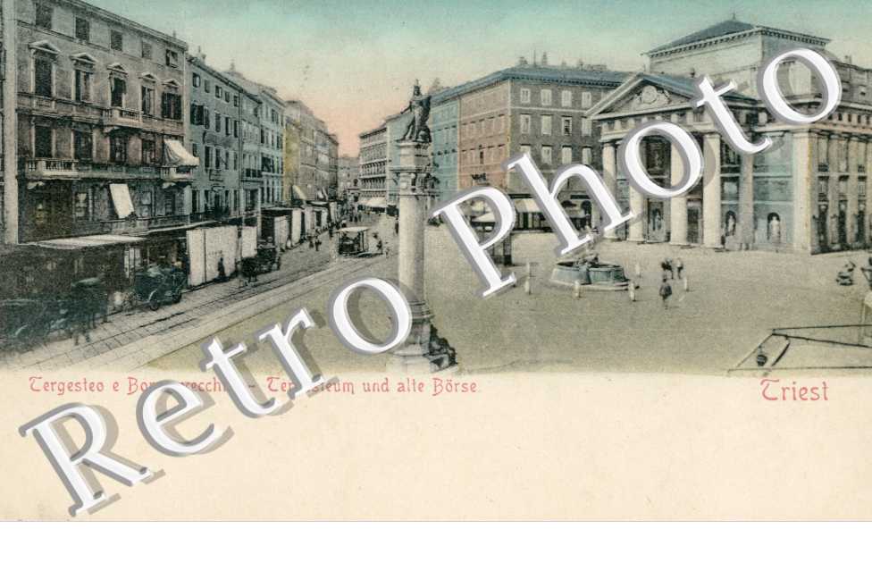 Tergesteum und alte Borse - Tergesteo e Borsa vecchia