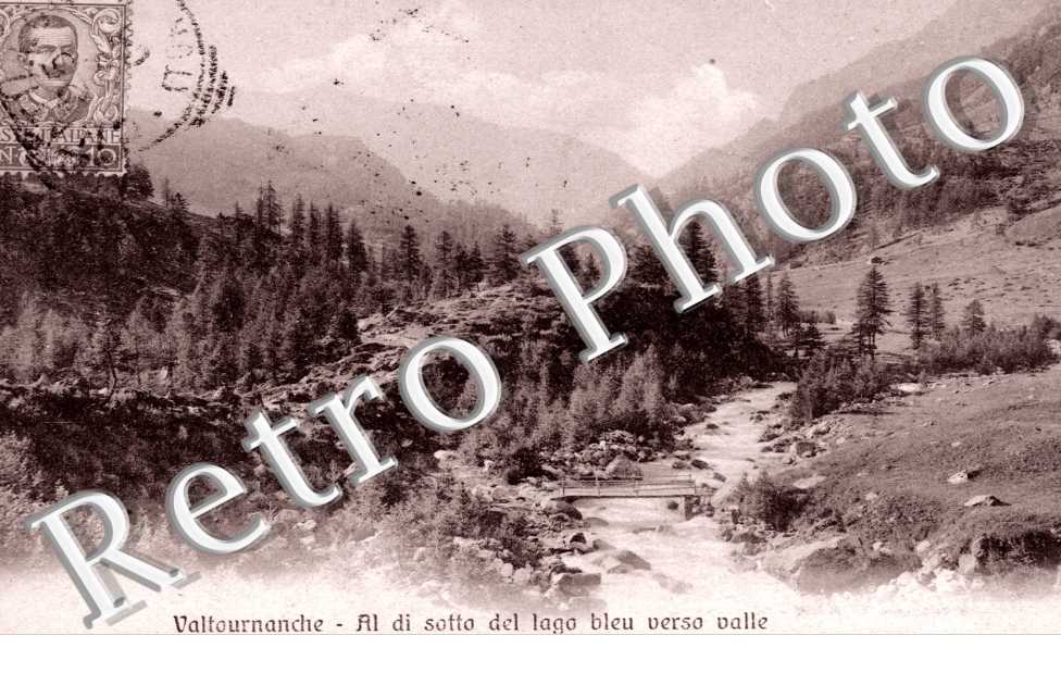 Al di sotto del Lago bleu verso valle