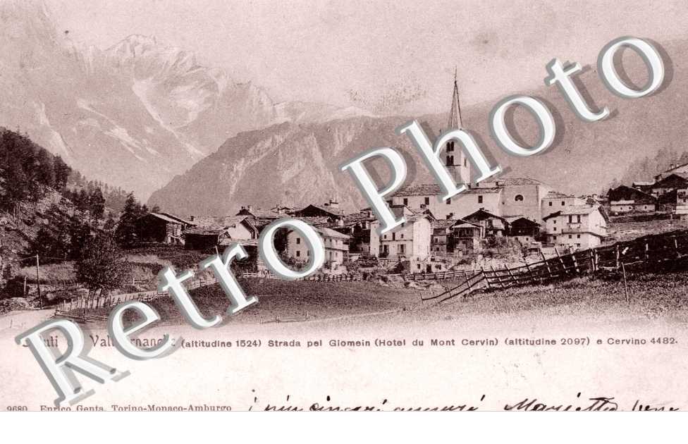 Strada pel Giomein e Cervino