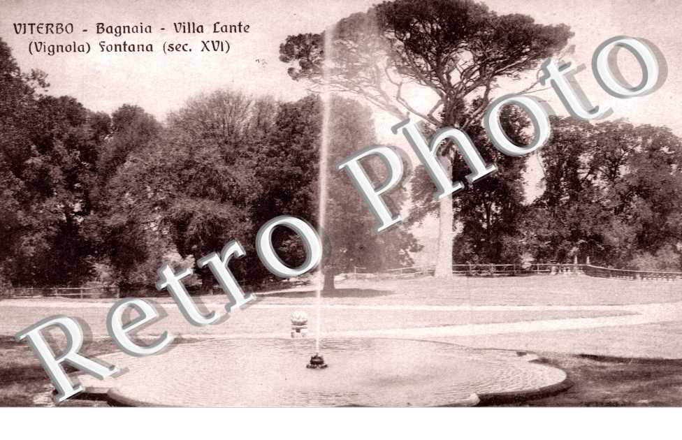 Bagnaie , villa Lante, fontana