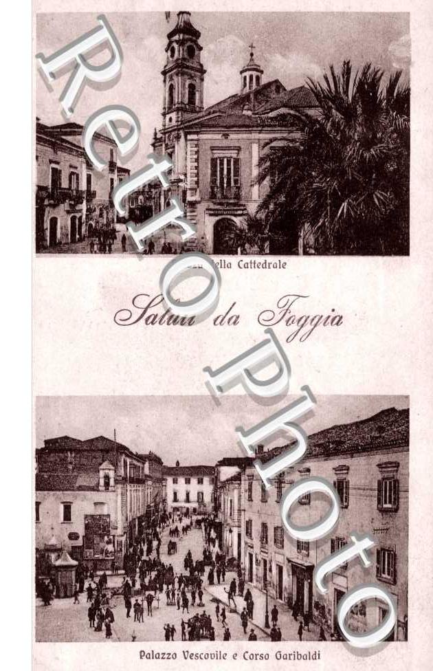Piazza della Cattedrale, Palazzo Vescovile e Corso Garibaldi