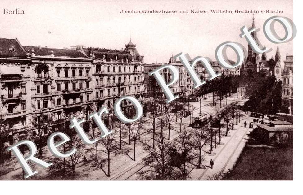 Joachimsthalerstrasse mit Kaiser Wilhelm Gedachtnis Kirche