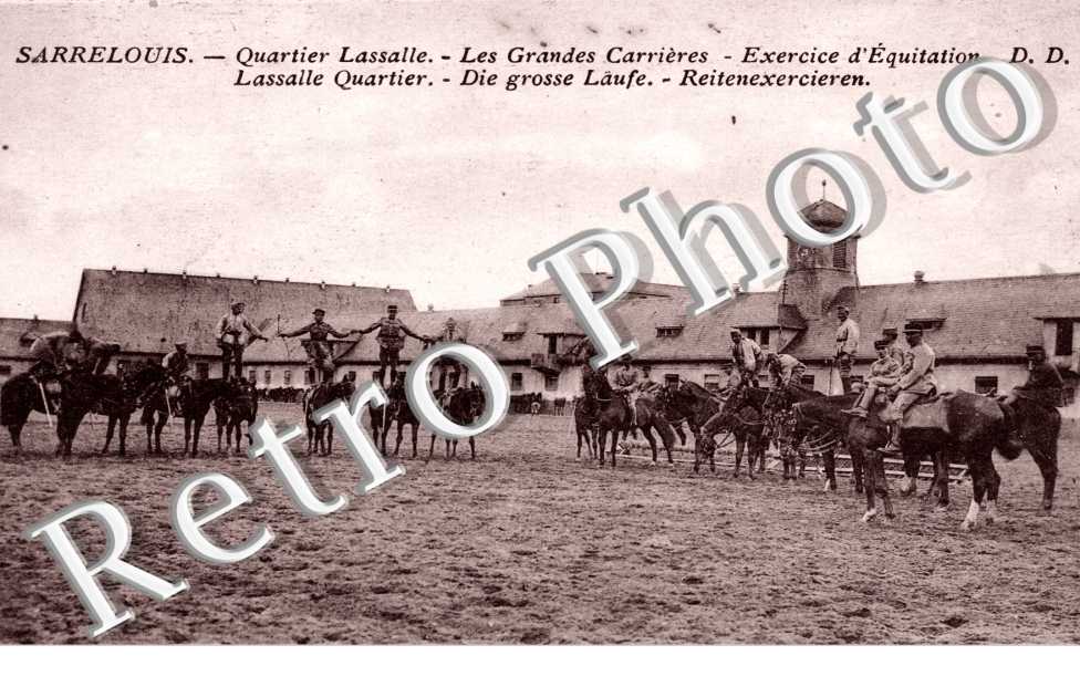 Quartier Lassalle - les grandes carrieres exercices d'equitation
