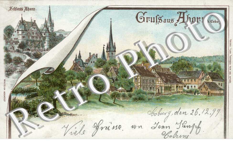 Gruss aus Ahorn   Schloss