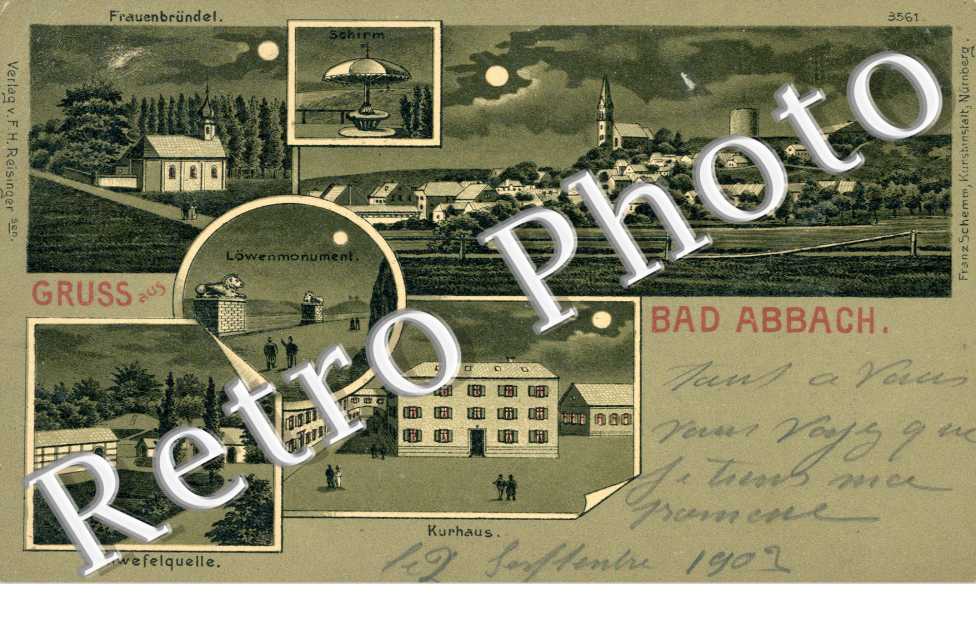 Frauenbrundel, Lowenmonument, Kurhaus