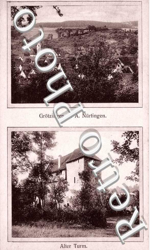 Alter Turm, Grotzingen O. A. Nurtingen