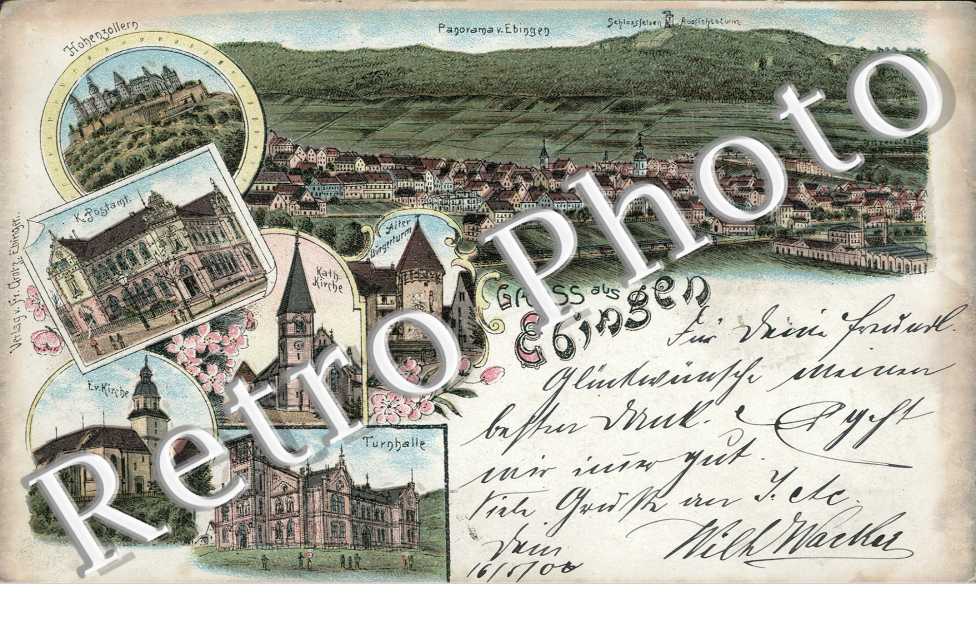 Panorama Ebingen, Katholische Kirche, Turnhalle
