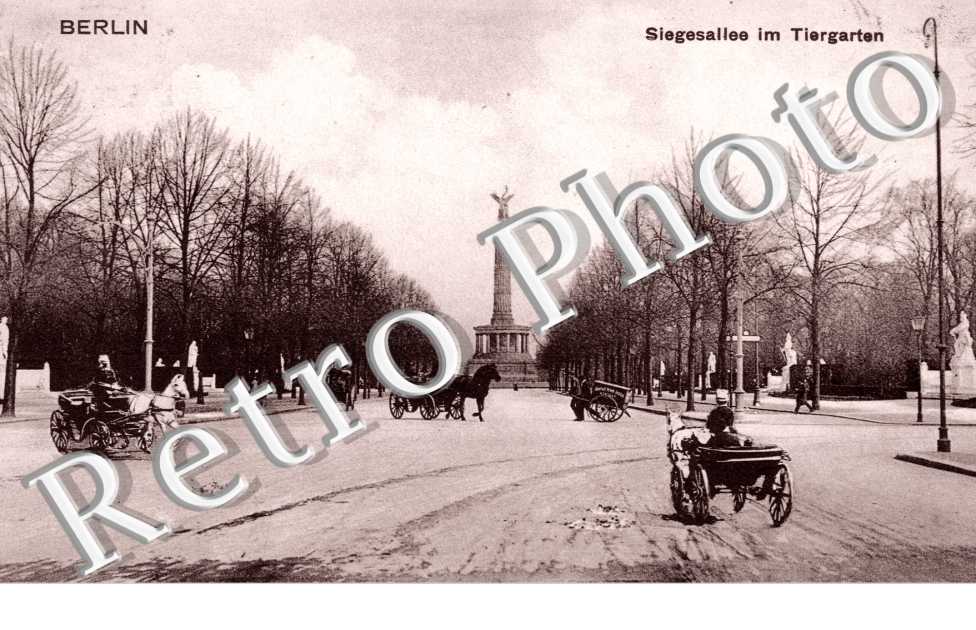 Siegesallee im Tiergarten