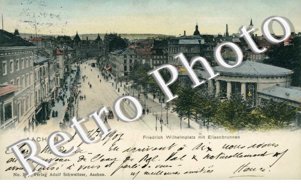 Friedrich Wilhelmplatz mit Elisenbrunnen