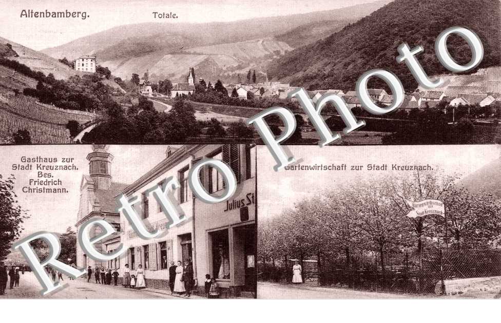 Totale, Gartenwirtschaft zur Stadt Kreuznach, Gasthaus