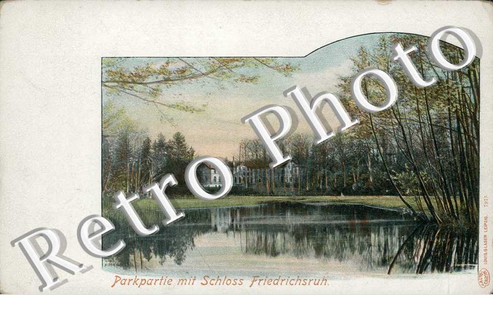 Parkpartie mit Schloss Friedrichsruh