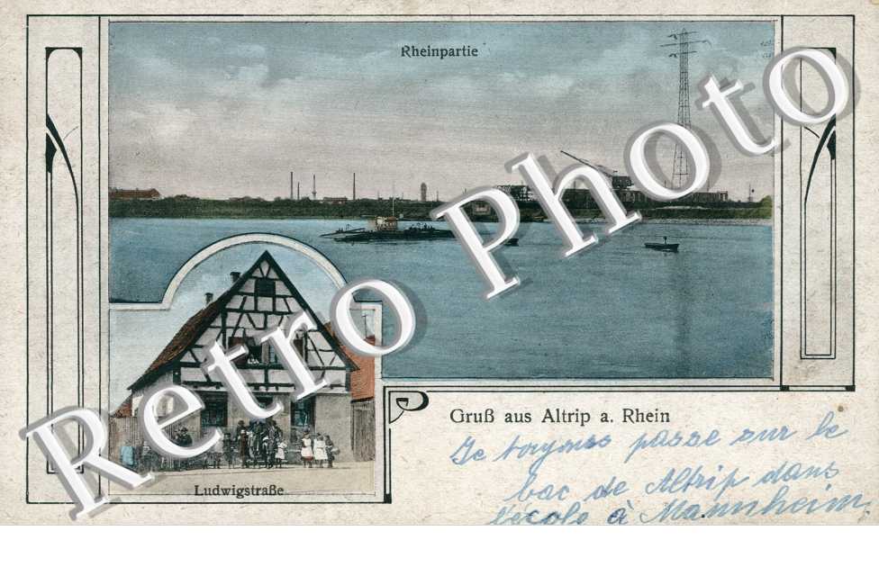Gruss aus Altrip and Rhein, Rheimpartie, Ludwigstrasse
