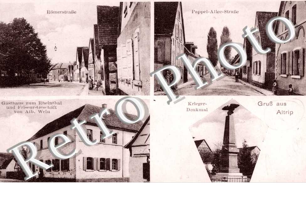 Pappel-Alle Strasse, Romerstrasse, Krieger-Denkmal