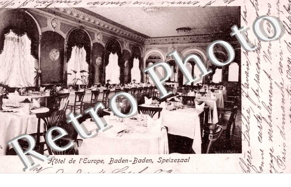 Hotel de l'Europe, Baden-Baden, Speisesaal