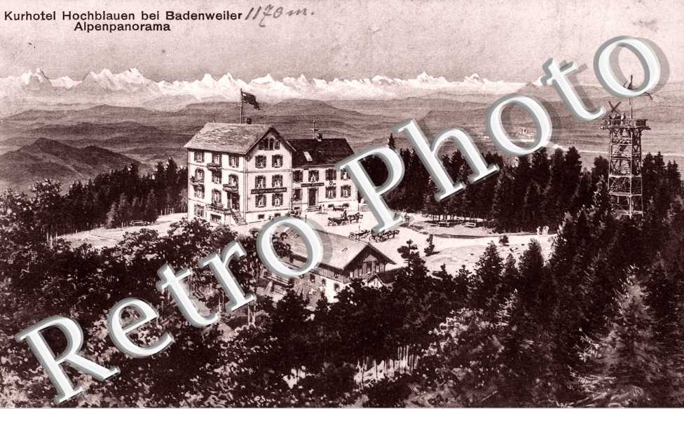 Kurhotel Hochblauen bei Badenweiler, Alpenpanorama