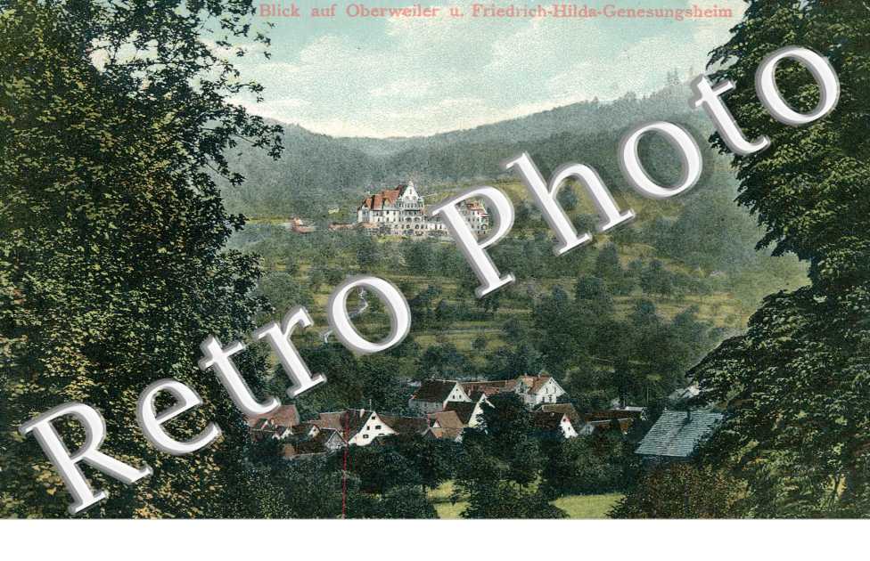 Blick auf Oberweiler und Friedrich-Hilda-Genesungsheim