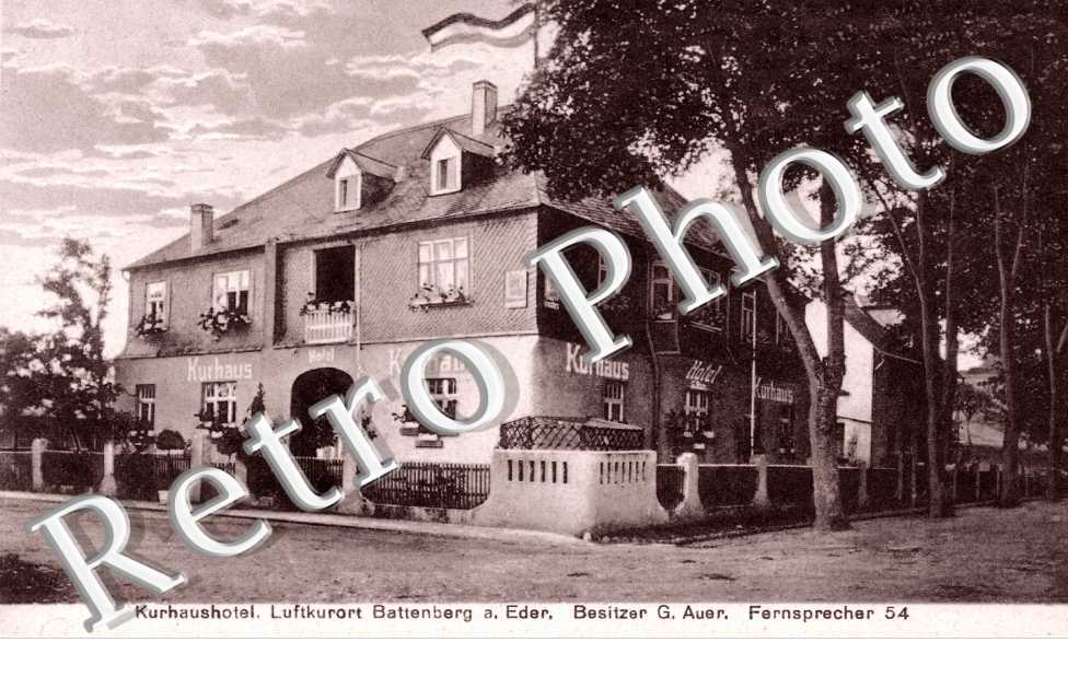 Kurhaushotel Luftkurort Battenberg am Eder Besitzer G. Auer