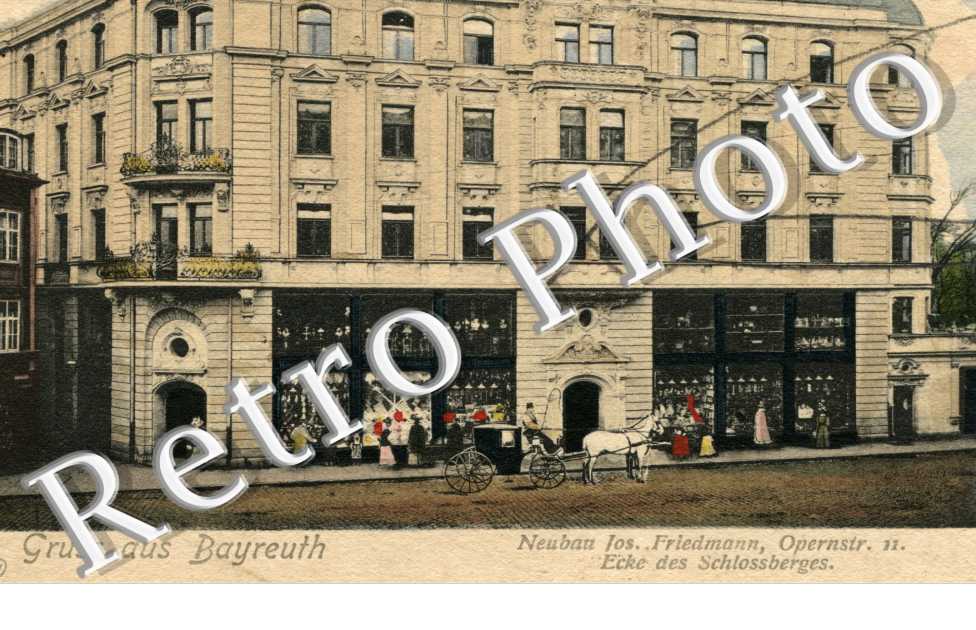 Neubau Los.Friedmann,Opernstrasse 11 - Ecke des Schlossberges.
