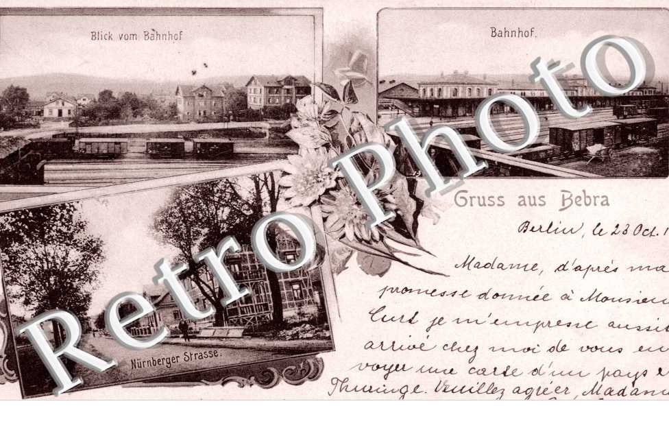 Bahnhof, Blick vom Bahnhof