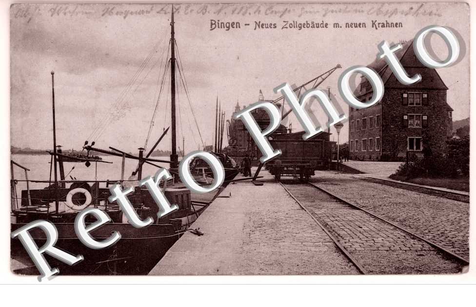 neues zollgebaude m. neuen Krahnen