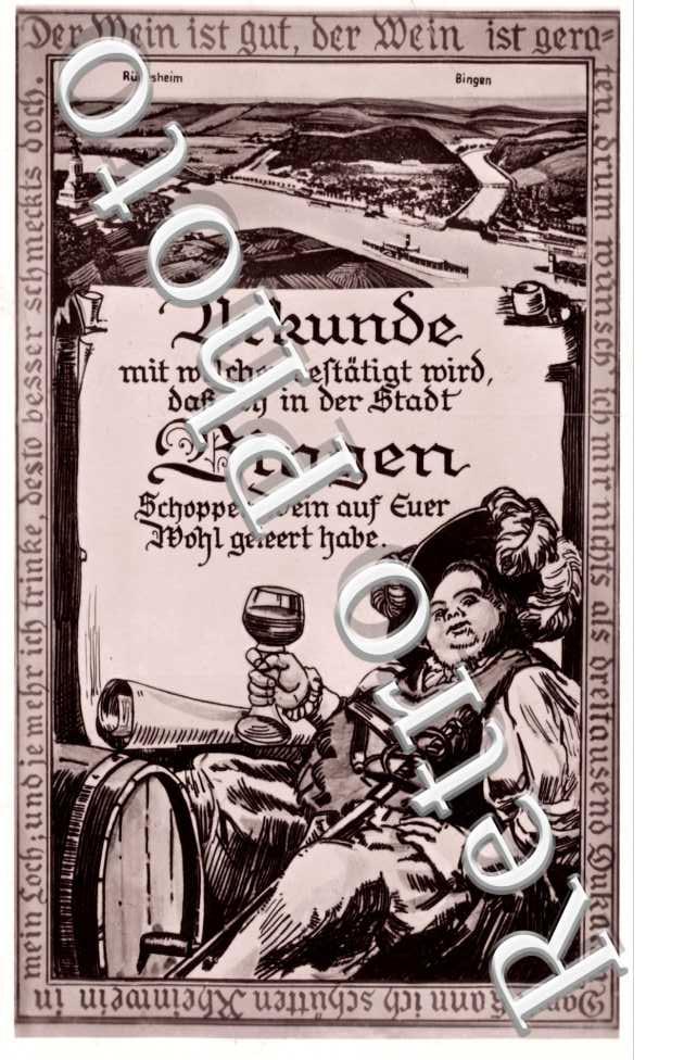 "Schoppen Mein auf Euer Mohl geleert habe"