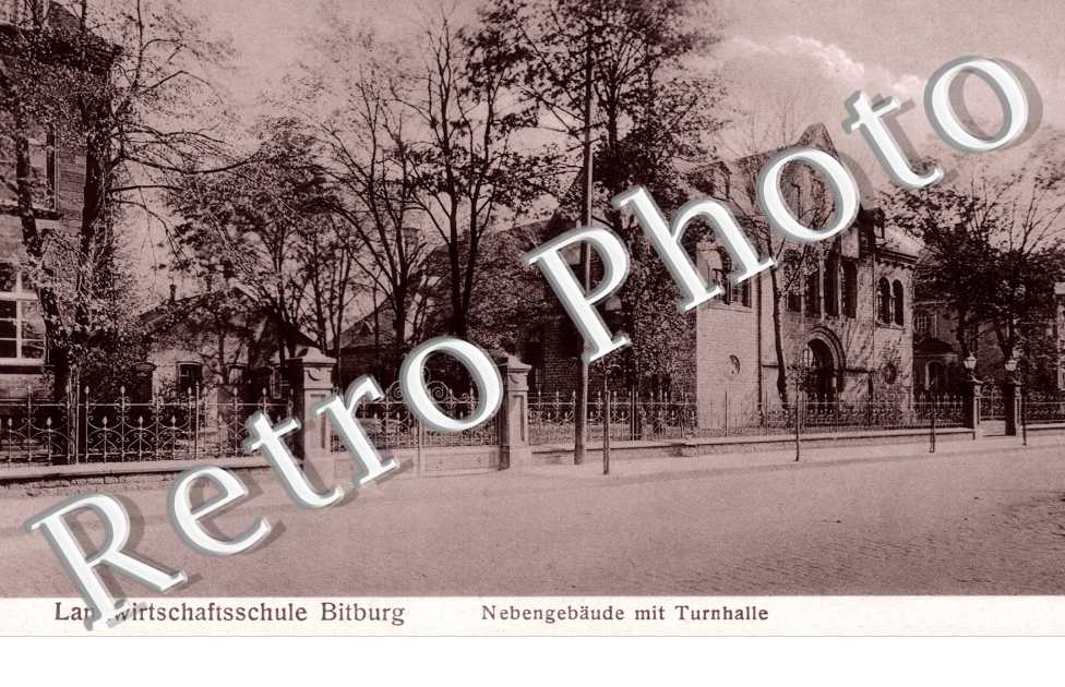 Nebengebaude mit Turnhalle, Landwirtschaftsschule Bitburg