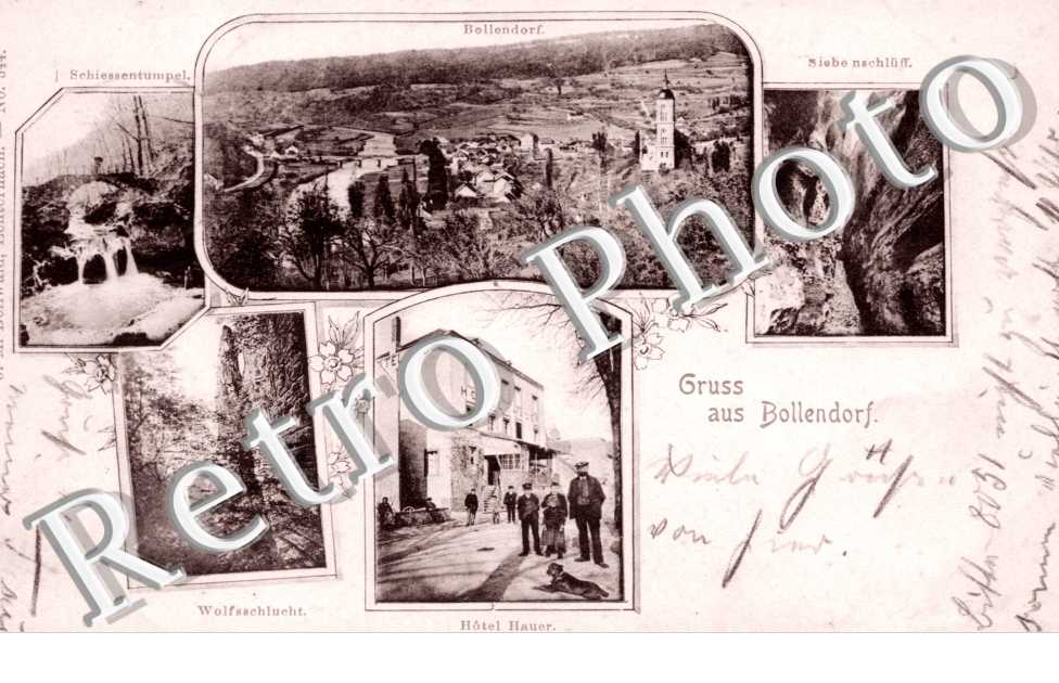 Bollendorf, Sizbz nachluff., Wolfsschlucht, Hotel Hauer