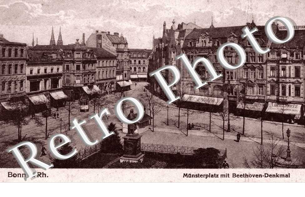 Munsterplatz mit Beethoven Denkmal
