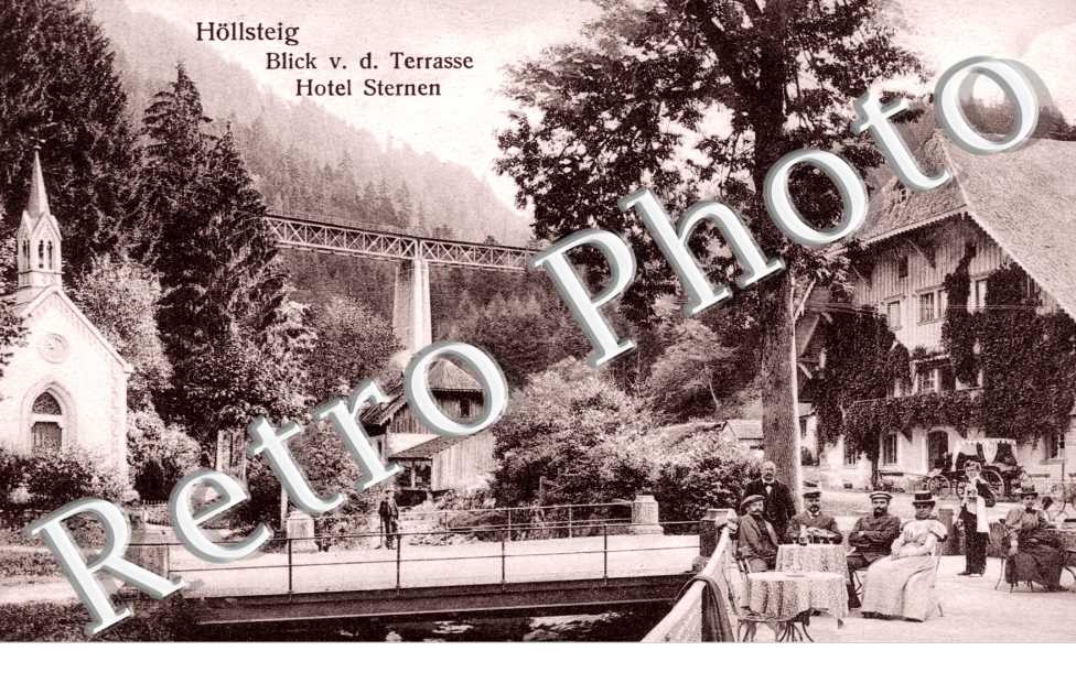 Blick von der Terrasse, Hotel Sternen