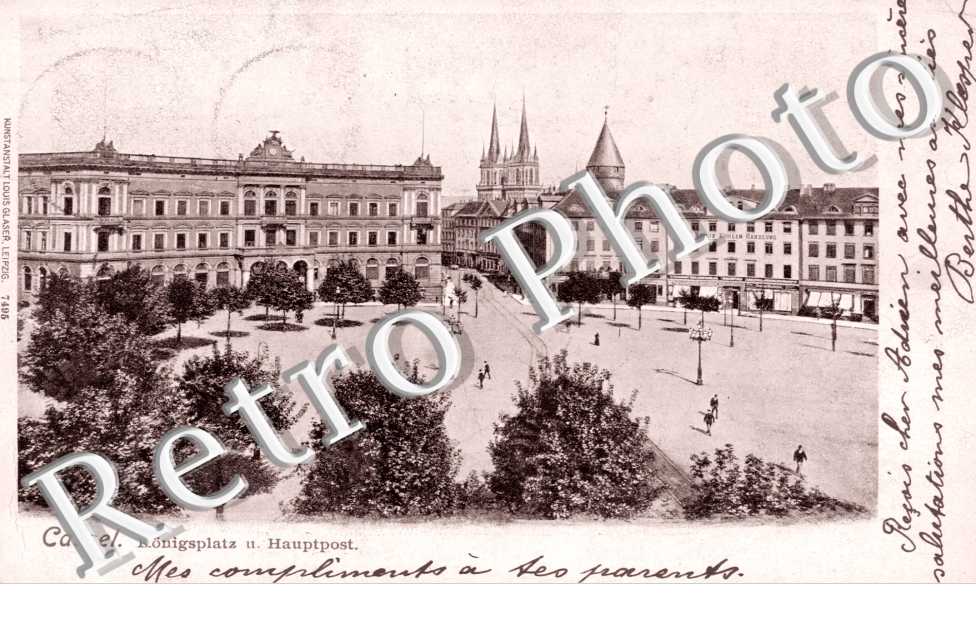 Konigsplatz und Hauptpost