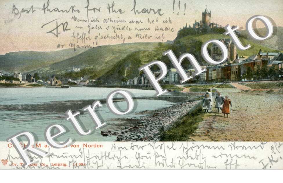 Cochem an der Mosel von Norden