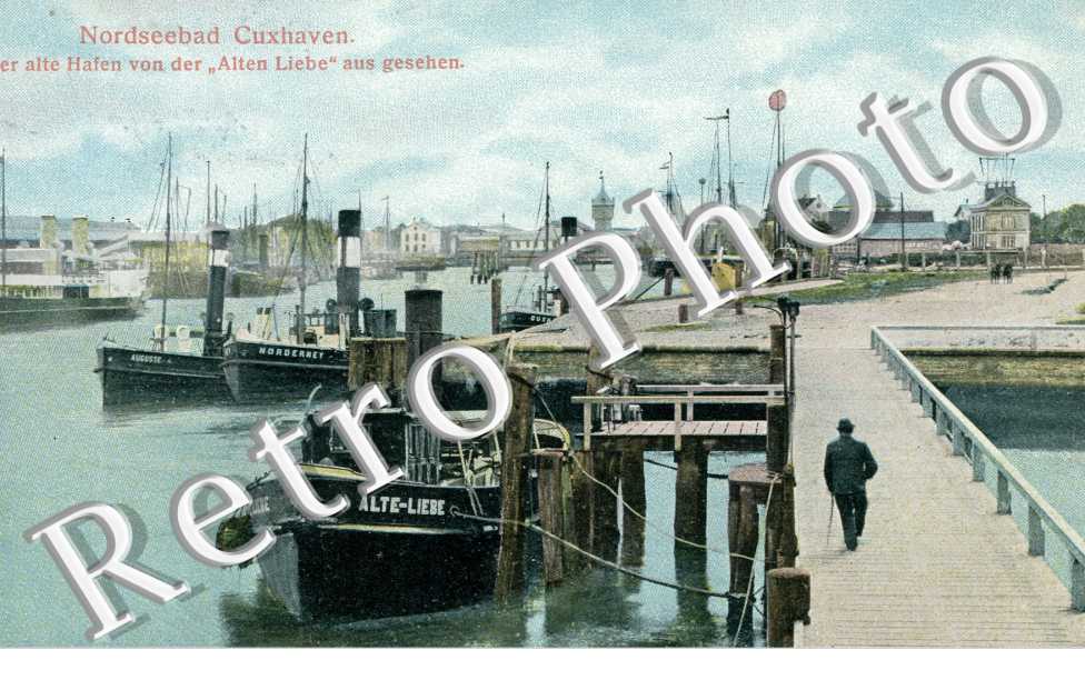 der alte hafen von der alten liebe aus gehesen