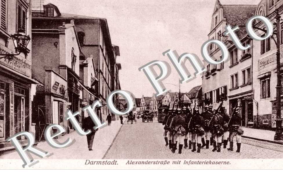 Alexanderstrasse mit infanteriekaserne