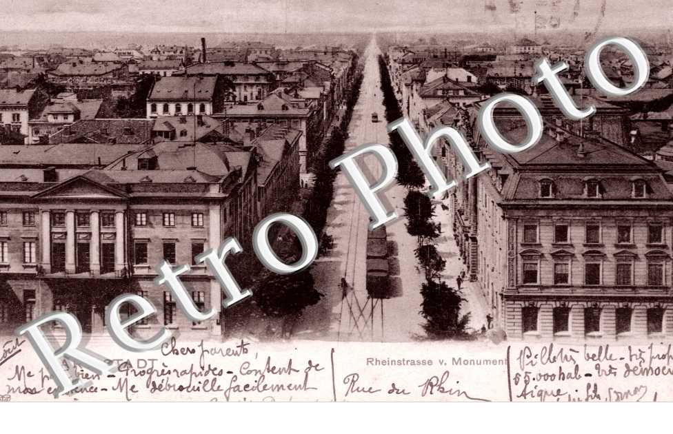 Rheinstrasse und Monument