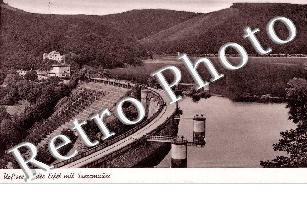 ucftsee in der Eifel mit Sperrmauer