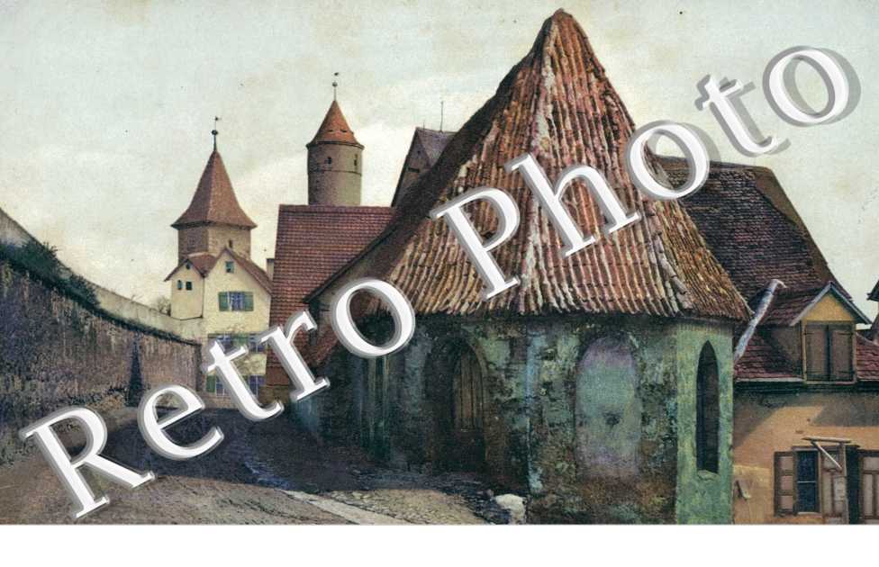 Dinkelsbuhl an der Stadmauer, drei-Konigskapelle