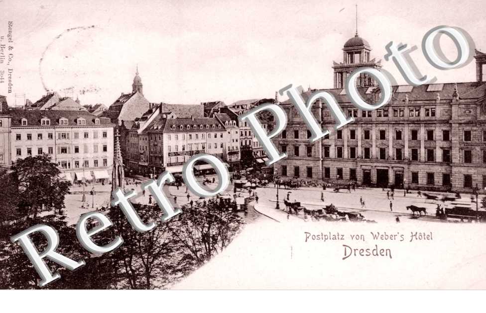Postplatz von Weber's Hotel