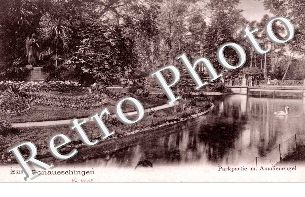 Parkpartie mit Amalienengel